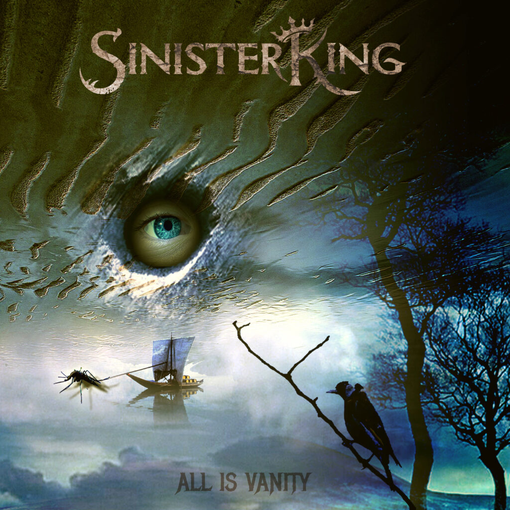  The cover of the Sinister King debut-EP 'All is Vanity'. 